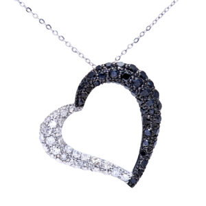 white gold black diamond pendant (copy)