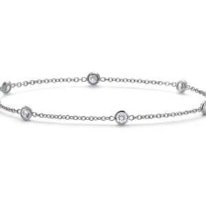 white gold diamond bracelet