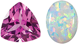 tiurmaline, opal